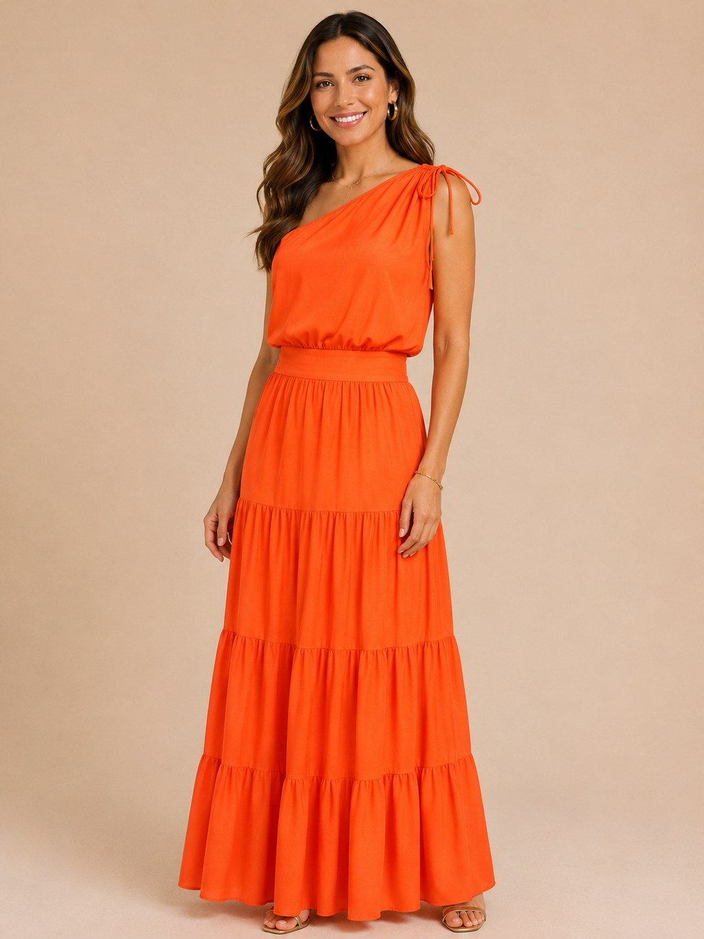Vestido Ombro Único Elegance