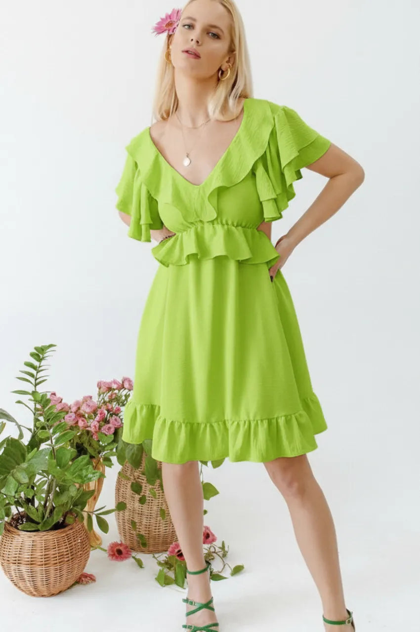 Vestido Babados + Amarração