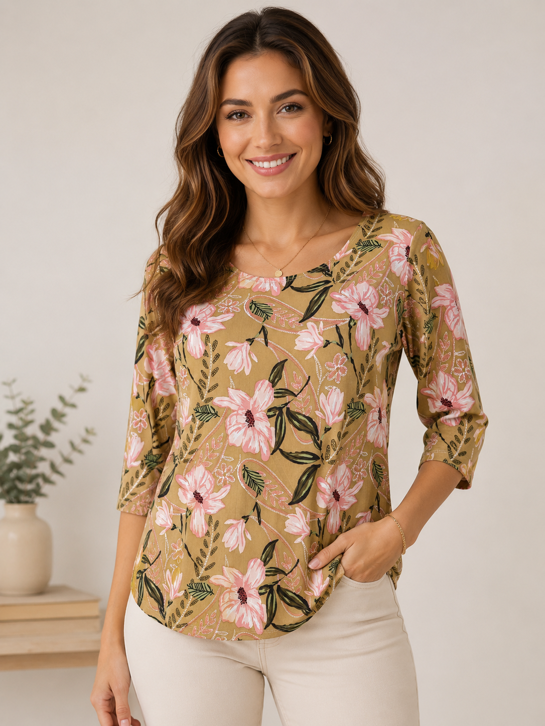 Blusa Charm 3/4