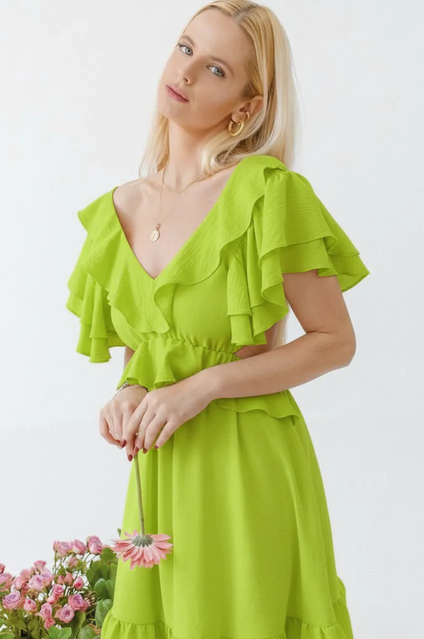 Vestido Babados + Amarração