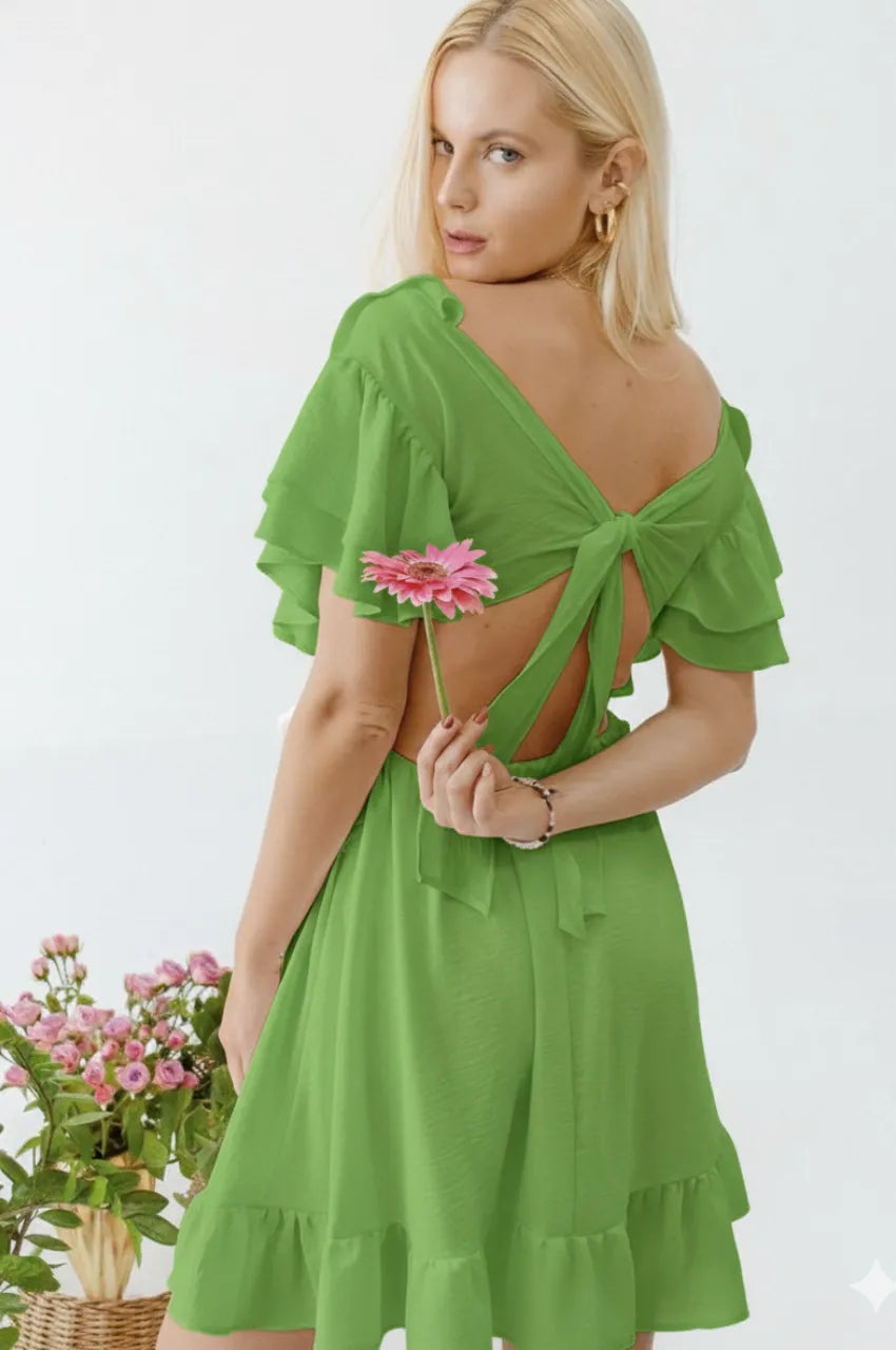 Vestido Babados + Amarração