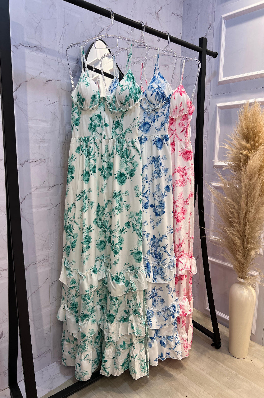 Vestido Floral Alças