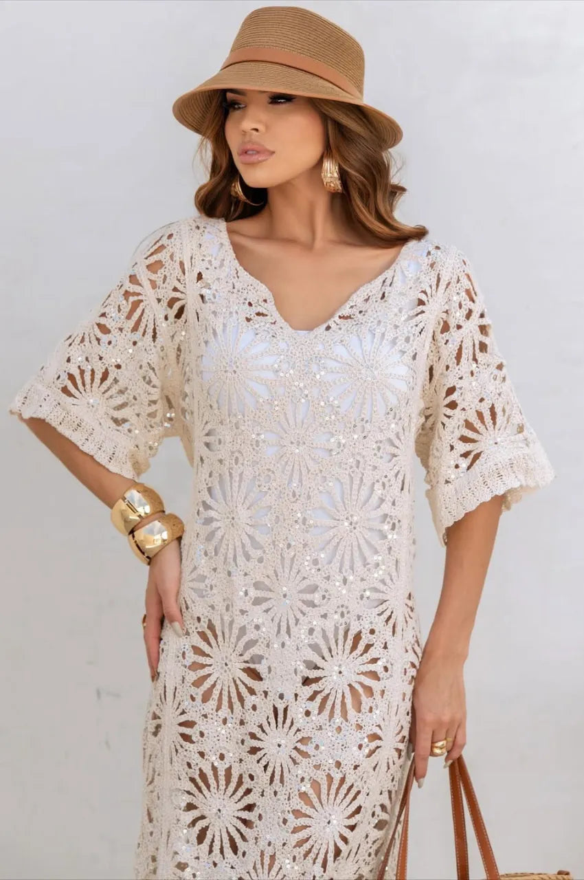 Vestido Crochê Verão