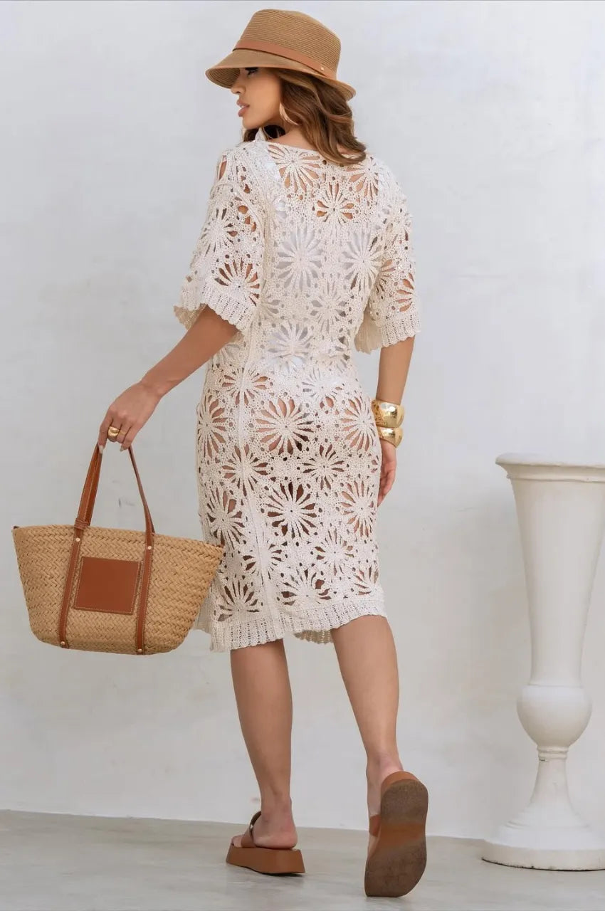 Vestido Crochê Verão