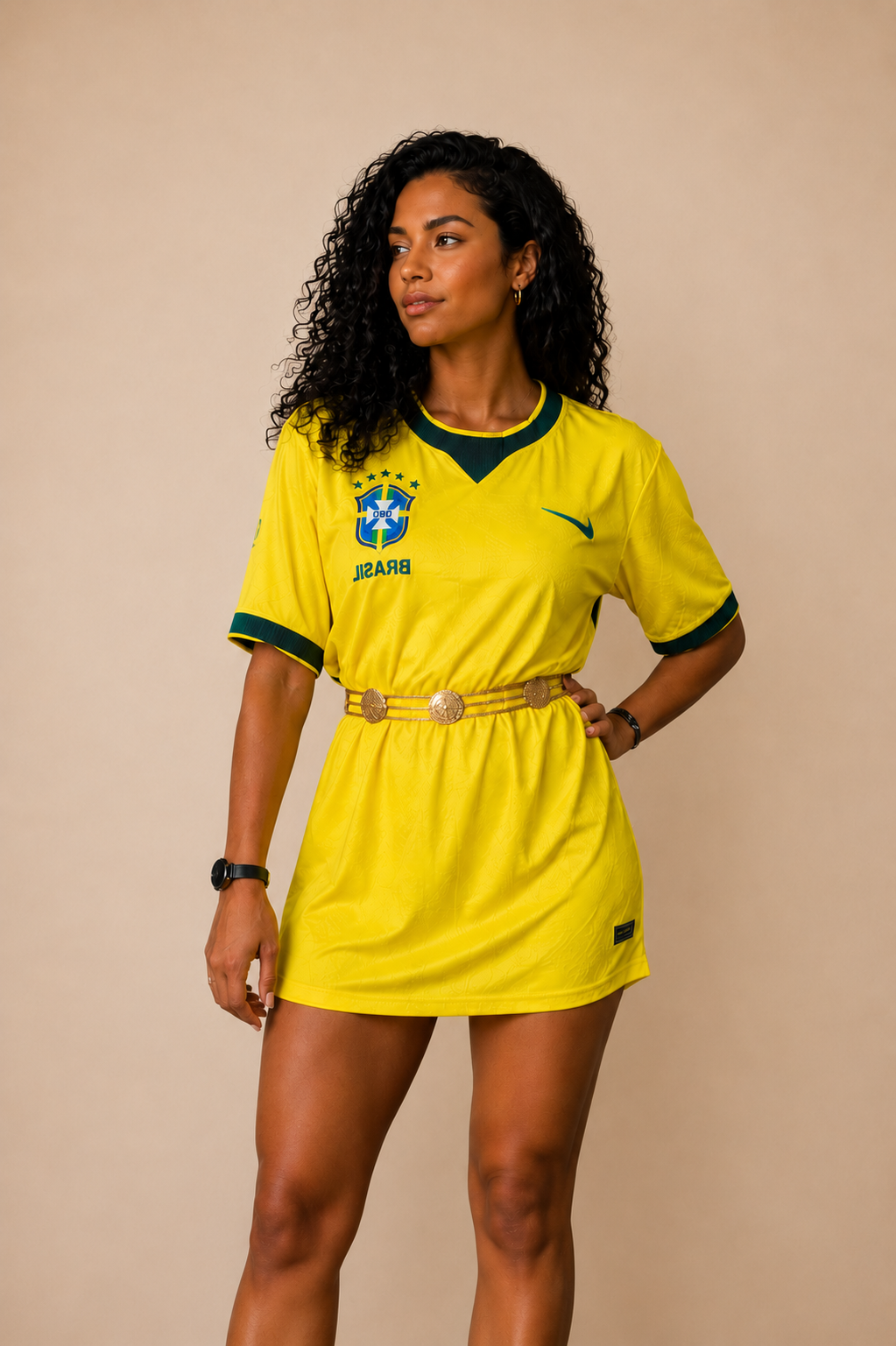 Camisa Seleção Premium Amarela