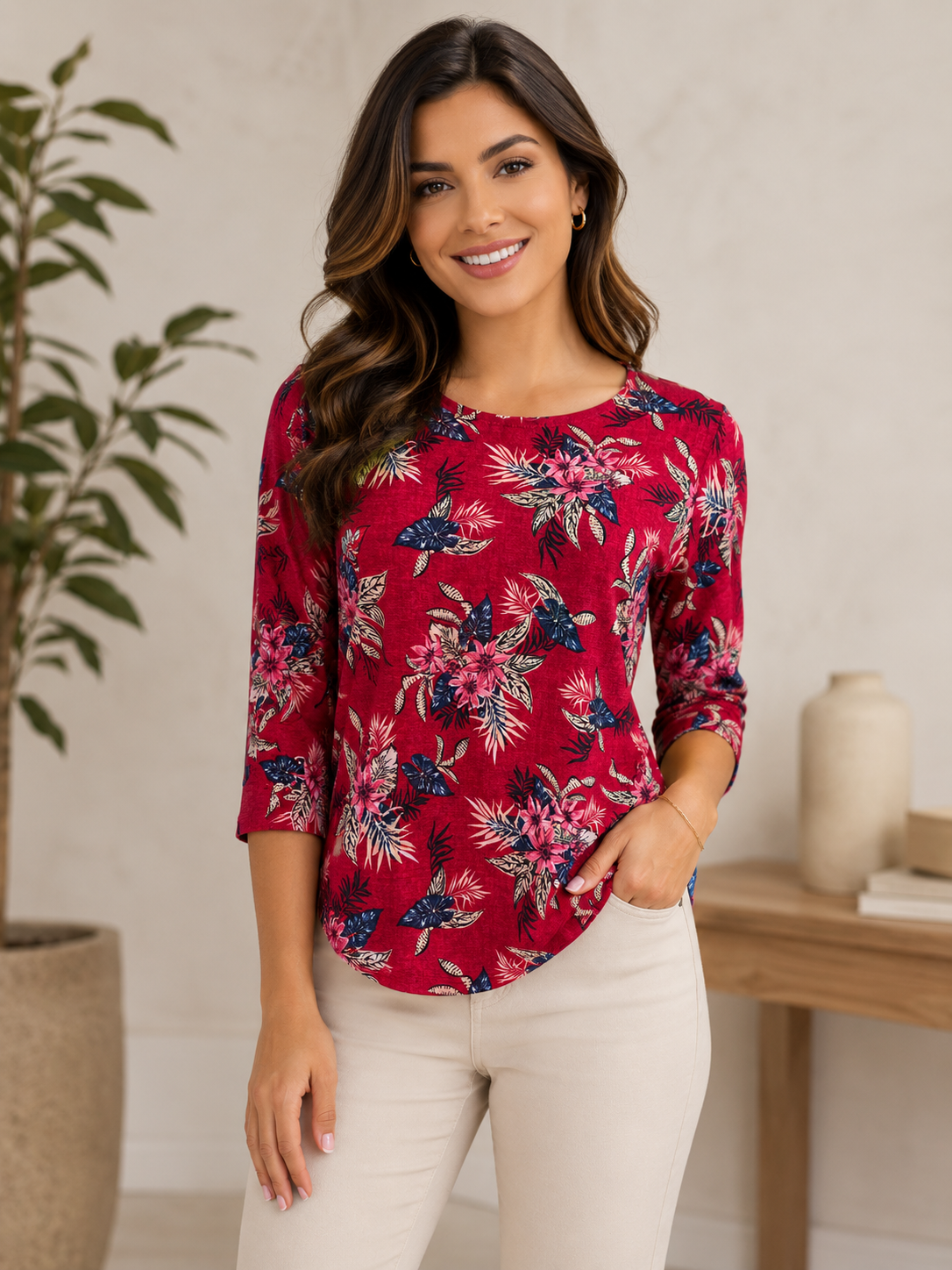 Blusa Charm 3/4
