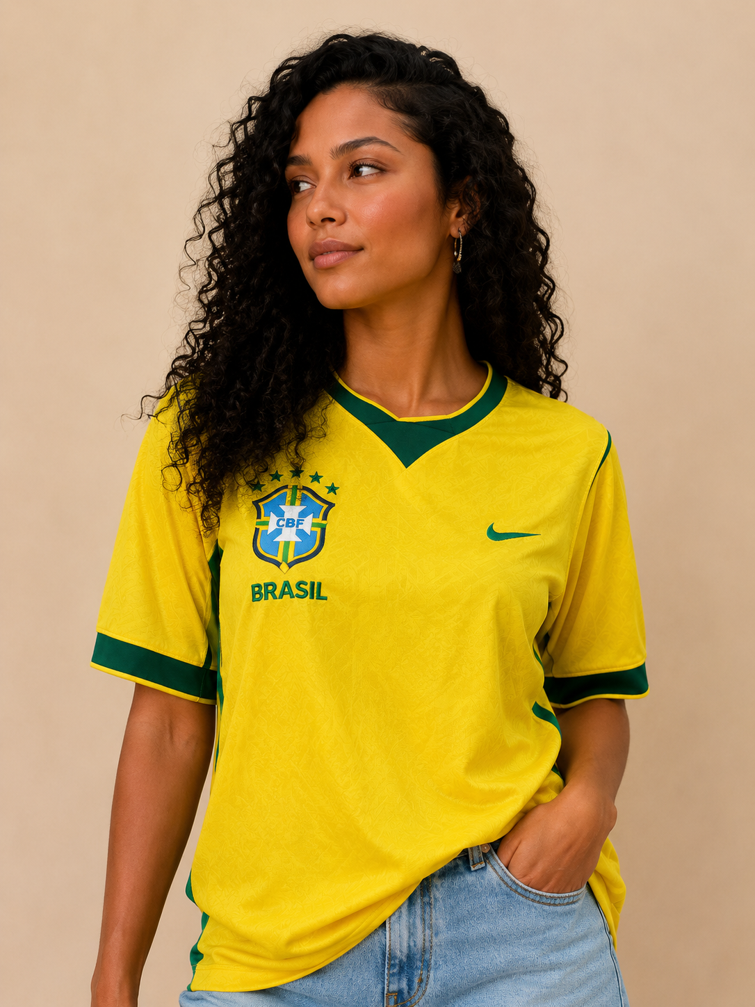 Camisa Seleção Premium Amarela