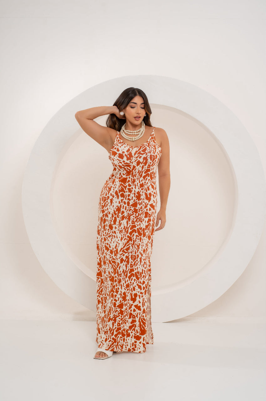 Vestido Longuinho Vaca