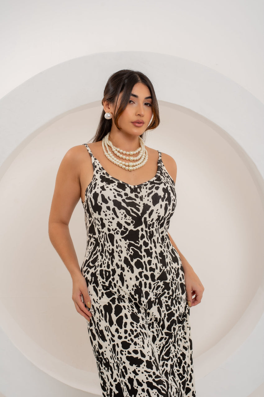 Vestido Longuinho Vaca