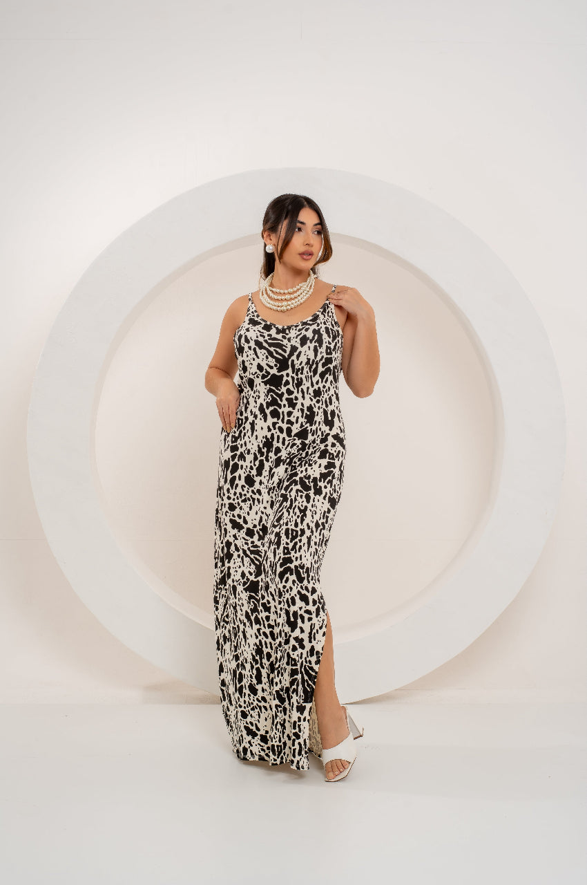 Vestido Longuinho Vaca
